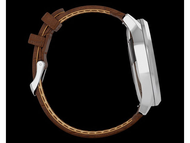 vivomove HR 010-01850-7D [Silver Brown Leather]