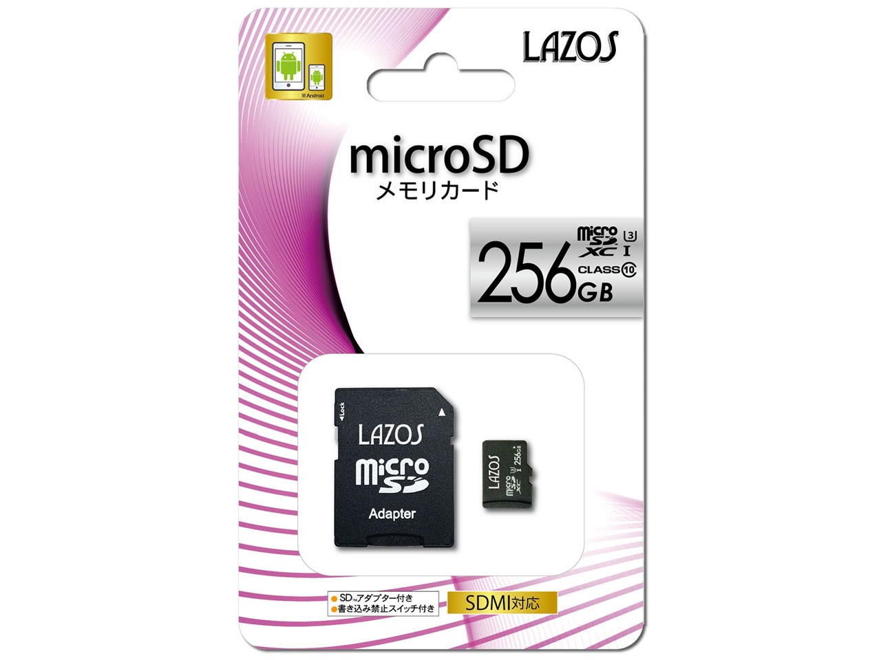 Lazos L-256MS10-U3 [256GB] �̐��i�摜