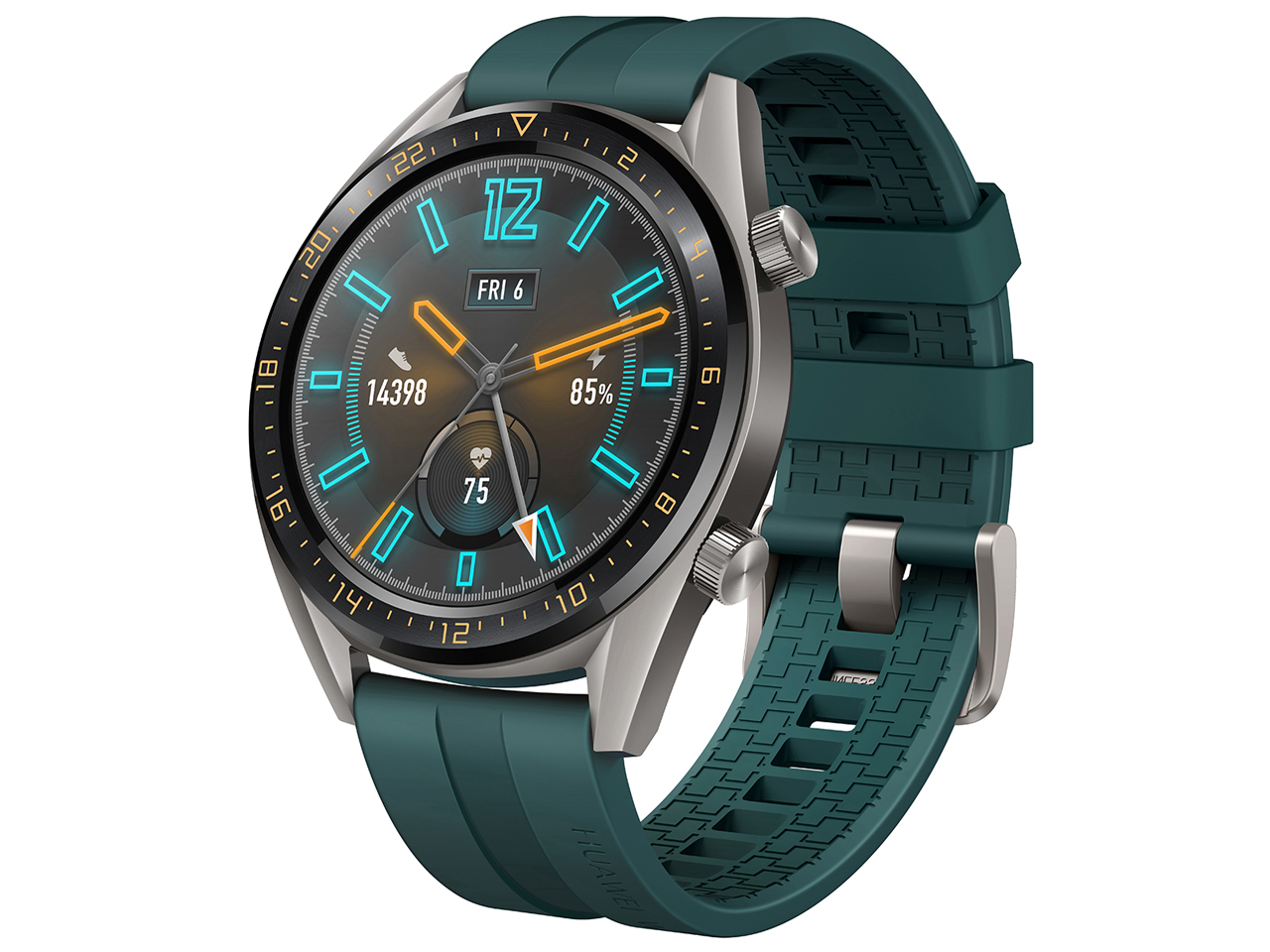 Huawei Watch Gt アクティブモデル 46mm ダークグリーン の製品画像 価格 Com