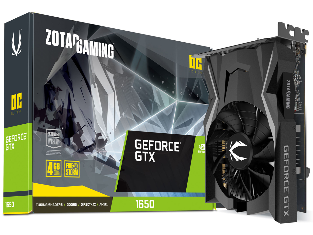 ZOTAC GAMING GeForce GTX 1650 OC ZT-T16500F-10L [PCIExp 4GB] �̐��i�摜