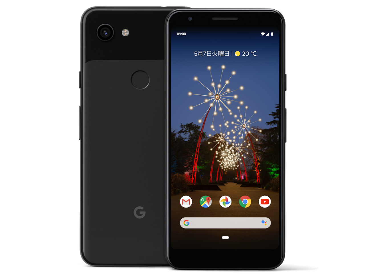 Google Pixel 3a XL SIM�t���[ [Just Black] �̐��i�摜