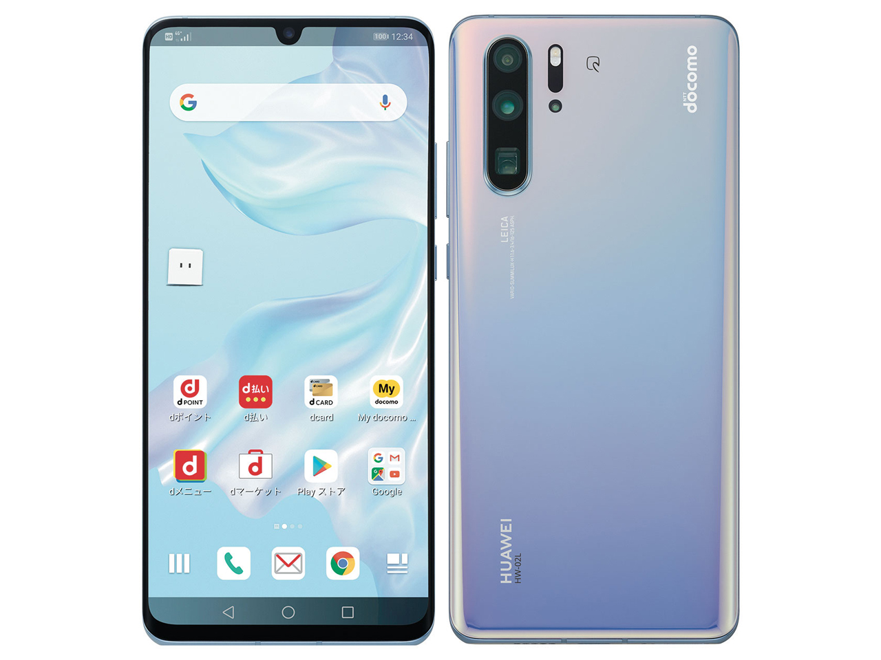HUAWEI P30 Pro HW-02L docomo [�u���[�W���O�N���X�^��] �̐��i�摜