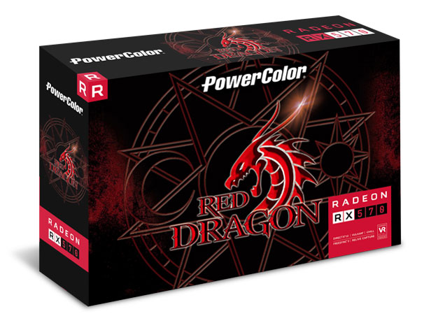 PowerColor Red Dragon Radeon RX 570 8GB GDDR5 AXRX 570 8GBD5-3DHD/OC [PCIExp 8GB]