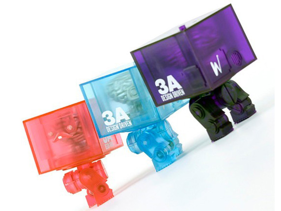 World War Robot 3AGO Clear Square R1 Set