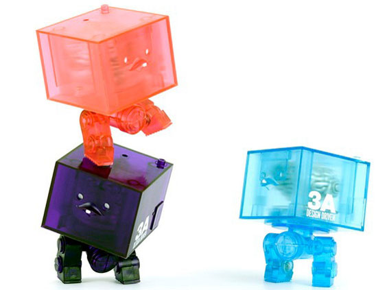 World War Robot 3AGO Clear Square R1 Set �̐��i�摜