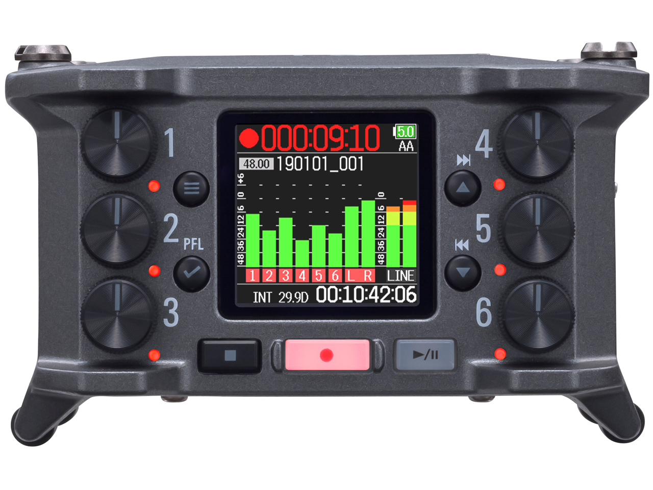 F6 MultiTrack Field Recorder �̐��i�摜