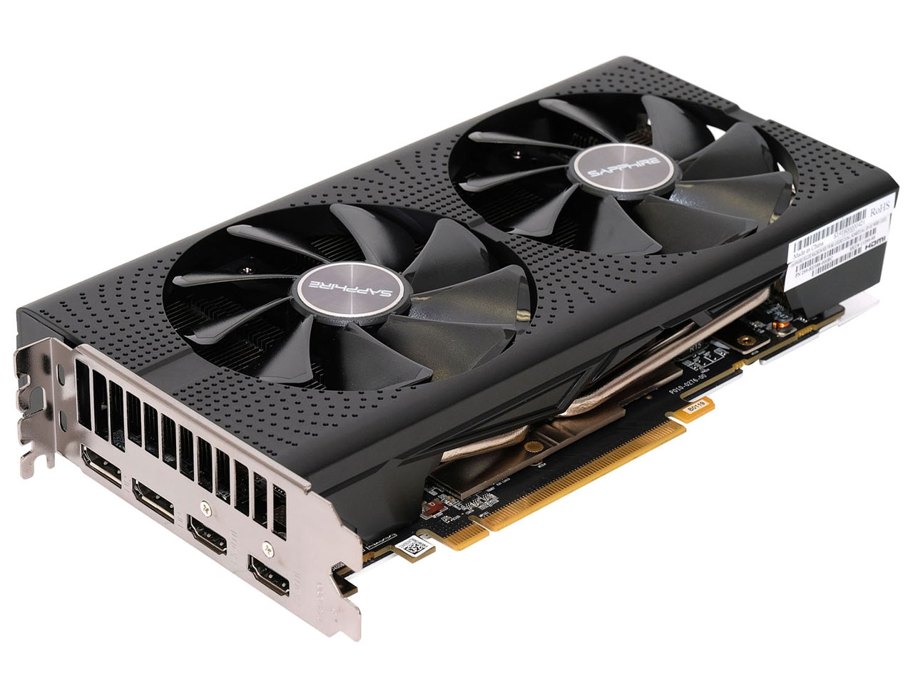 SAPPHIRE PULSE RADEON RX 570 8G GDDR5 DUAL HDMI/DUAL DP OC W/BP (UEFI) 11266-66-23G [PCIExp 8GB]