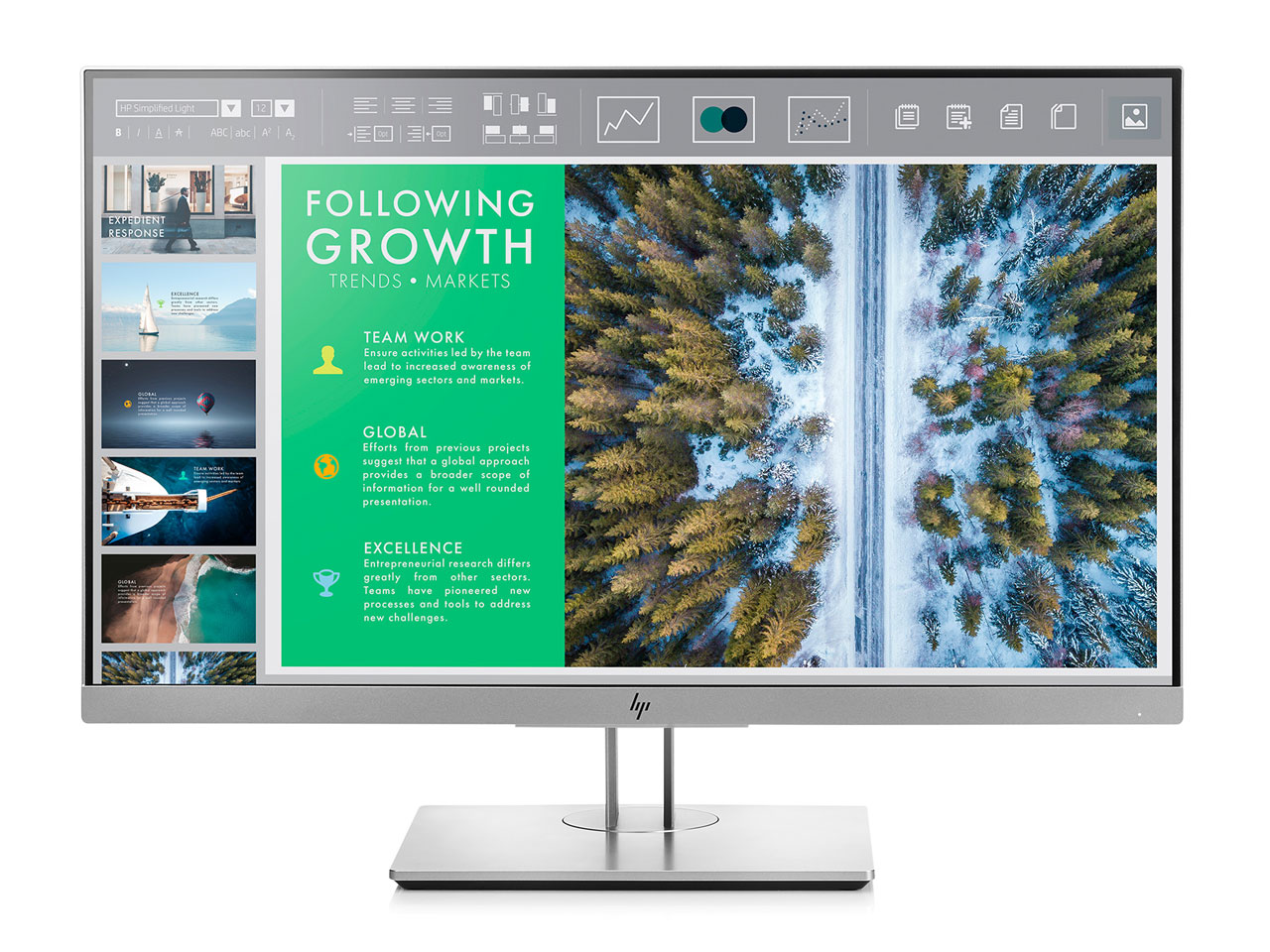 EliteDisplay E243 [23.8�C���` �V���o�[/�u���b�N] �̐��i�摜