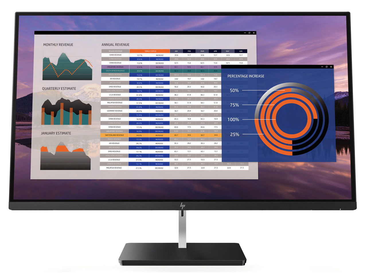 EliteDisplay S270n [27�C���` �u���b�N/�V���o�[] �̐��i�摜