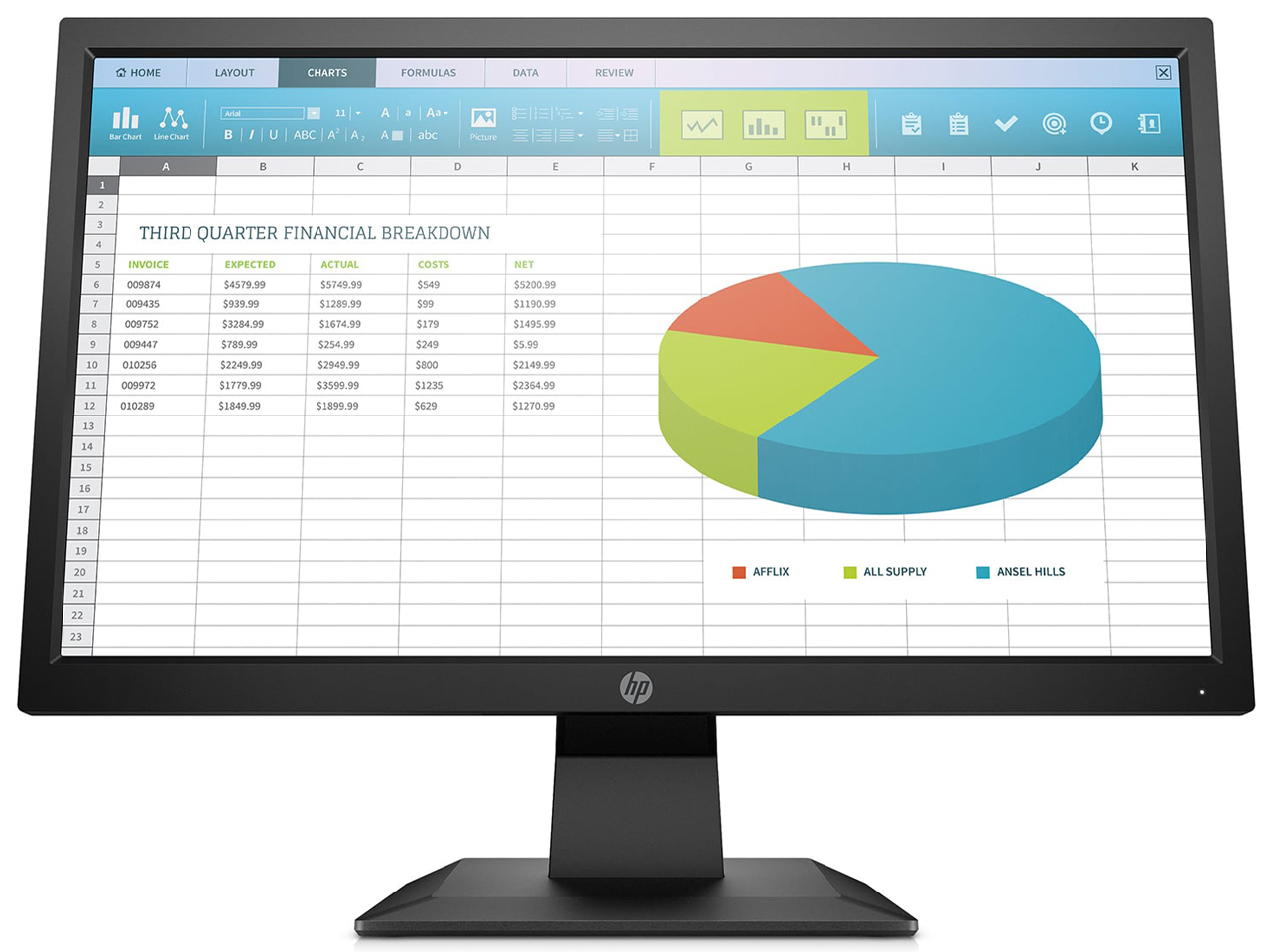 HP ProDisplay P204 [19.5インチ ブラック]