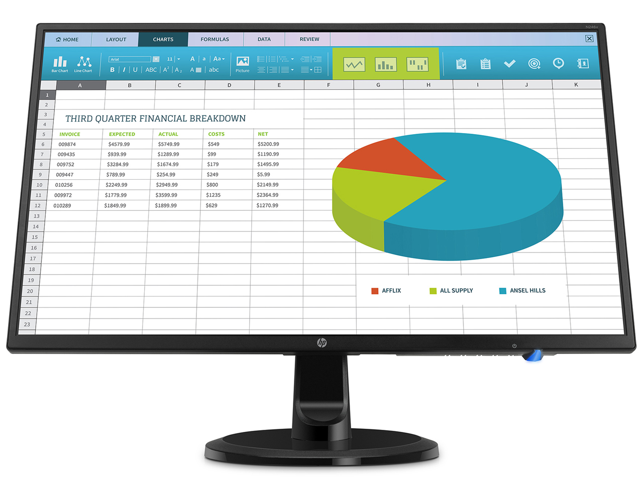 HP N246v [23.8�C���` �u���b�N] �̐��i�摜