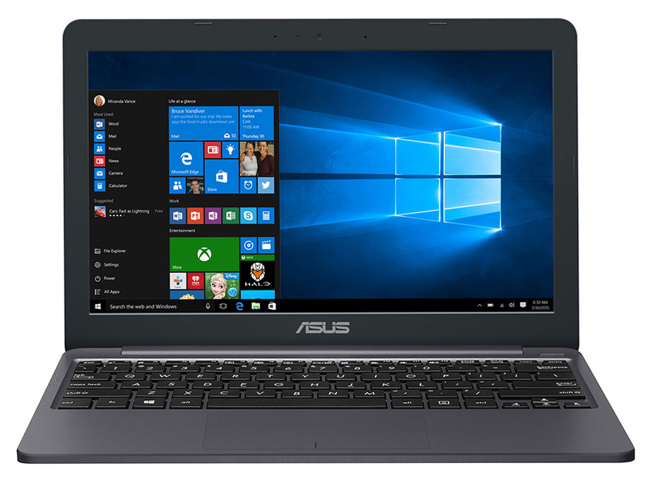 ASUS E203MAH Celeron N4000�E4GB�������E500GB HDD�E11.6�^HD�t���EWindows 10 Pro���ڃ��f�� E203MAH-FD005R