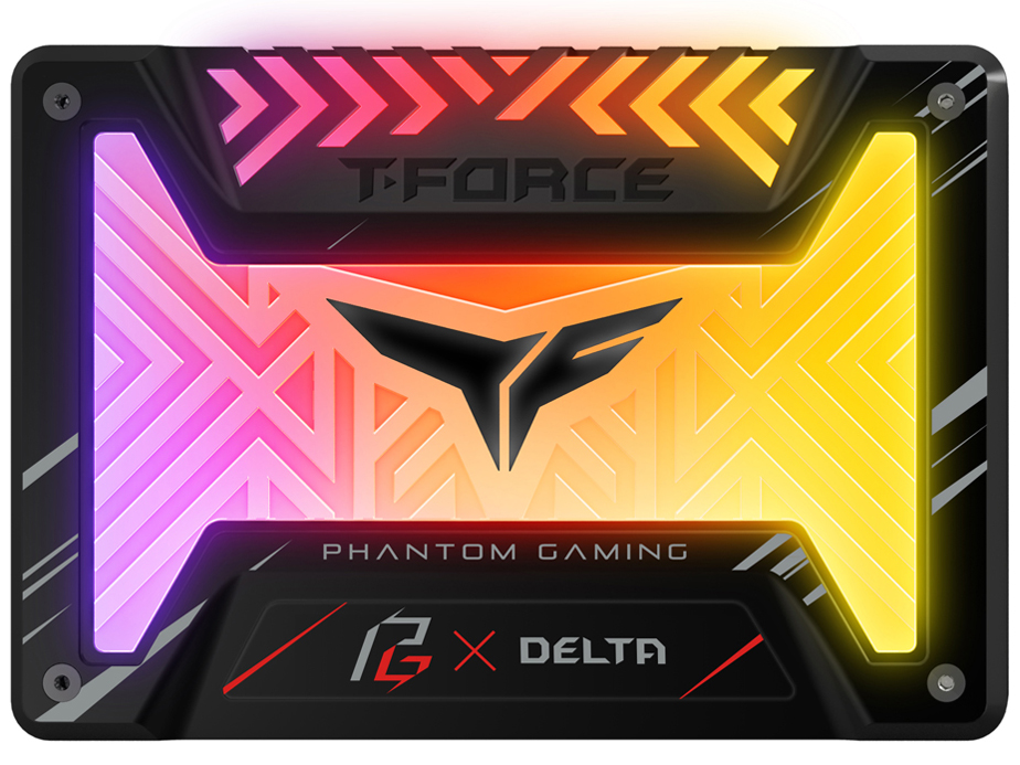 T-FORCE DELTA Phantom Gaming RGB SSD (5V) T253PG500G3C313 [�u���b�N] �̐��i�摜