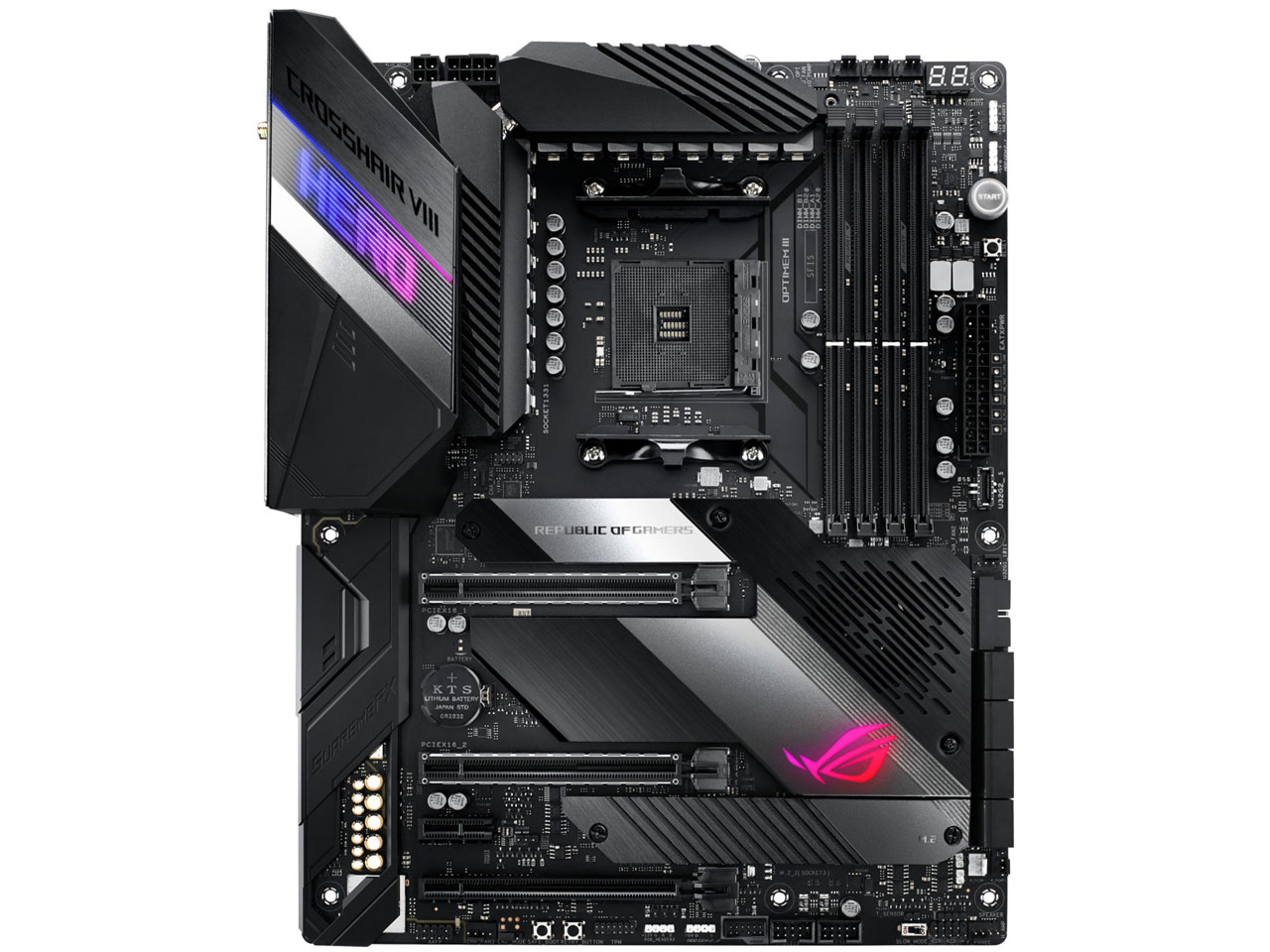 ROG CROSSHAIR VIII HERO (WI-FI) �̐��i�摜