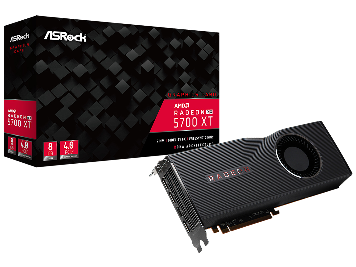 ASRock Radeon RX 5700 XT 8G [PCIExp 8GB] �̐��i�摜