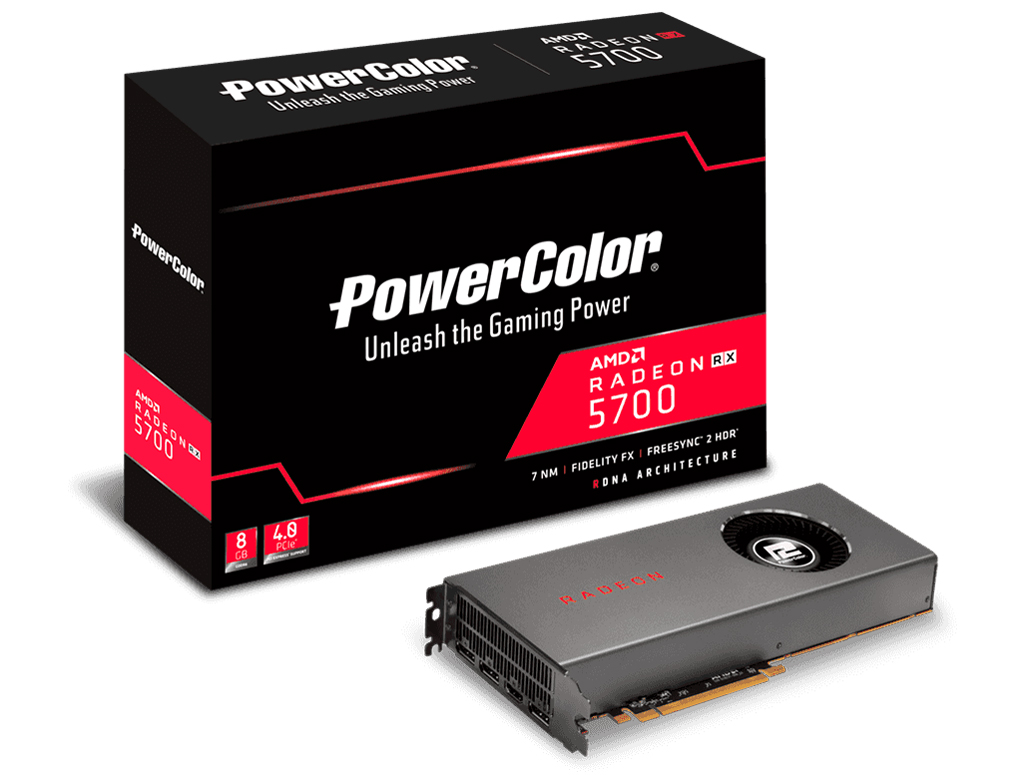 PowerColor RX 5700 8GB GDDR6 AXRX 5700 8GBD6-M3DH [PCIExp 8GB] �̐��i�摜