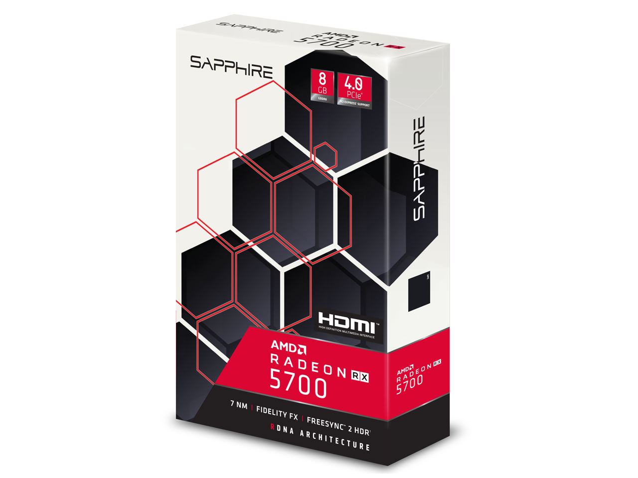 SAPPHIRE RADEON RX 5700 8G GDDR6 HDMI/TRIPLE DP (UEFI) [PCIExp 8GB]