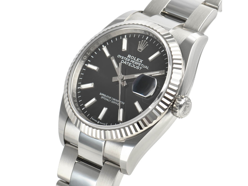 デイトジャスト 126234 [オイスターブレスレット ブラック]