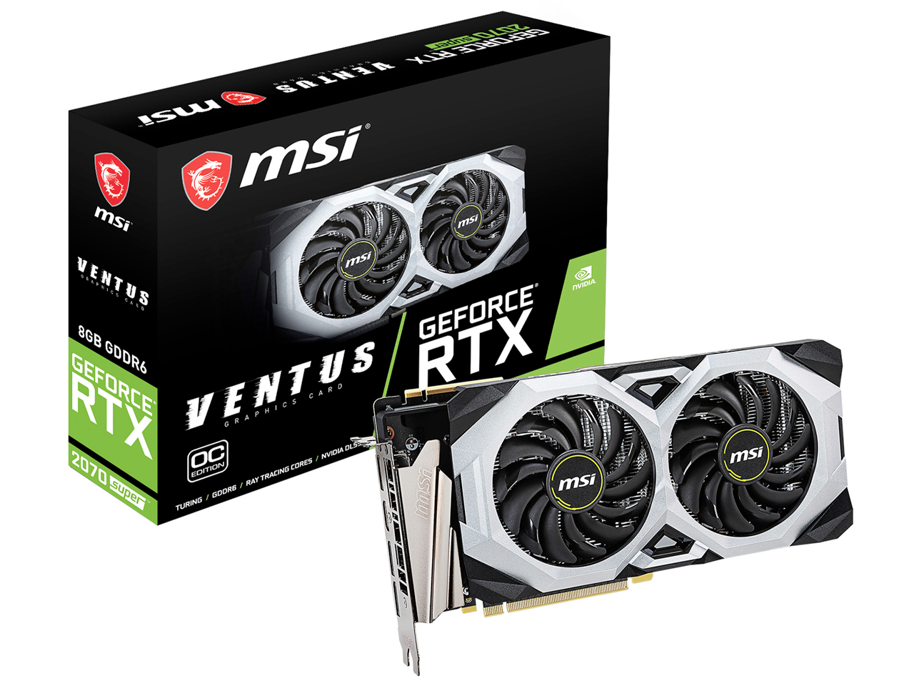 GeForce RTX 2070 SUPER VENTUS OC [PCIExp 8GB] �̐��i�摜