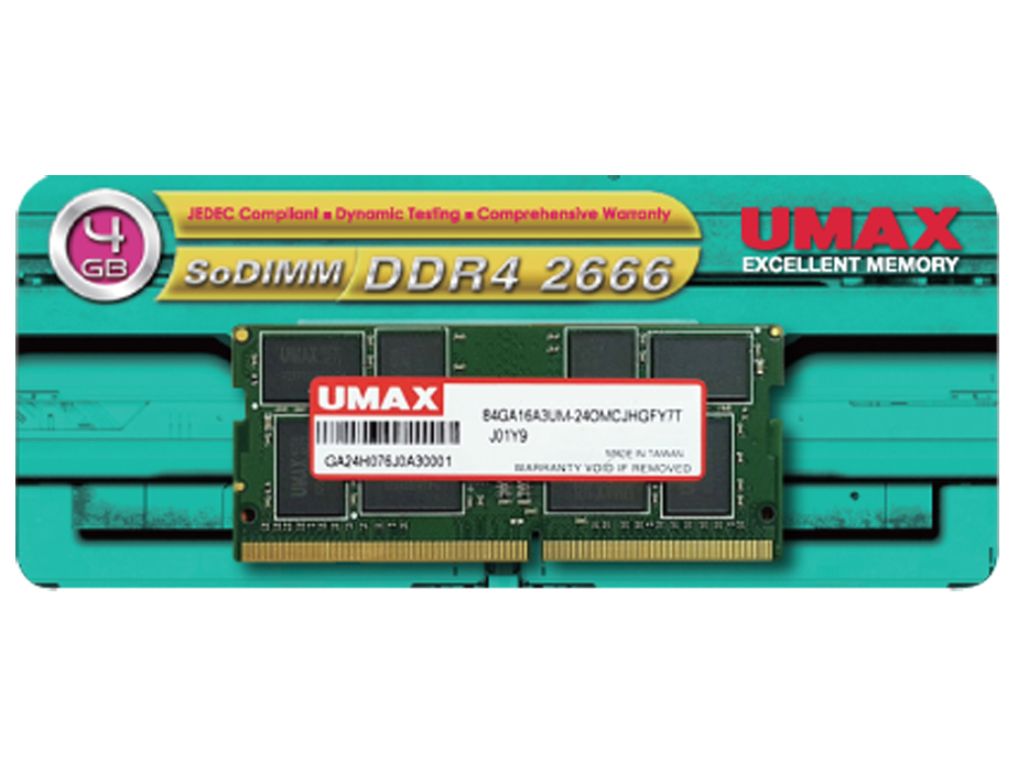 UM-SODDR4S-2666-4G [SODIMM DDR4 PC4-21300 4GB] �̐��i�摜