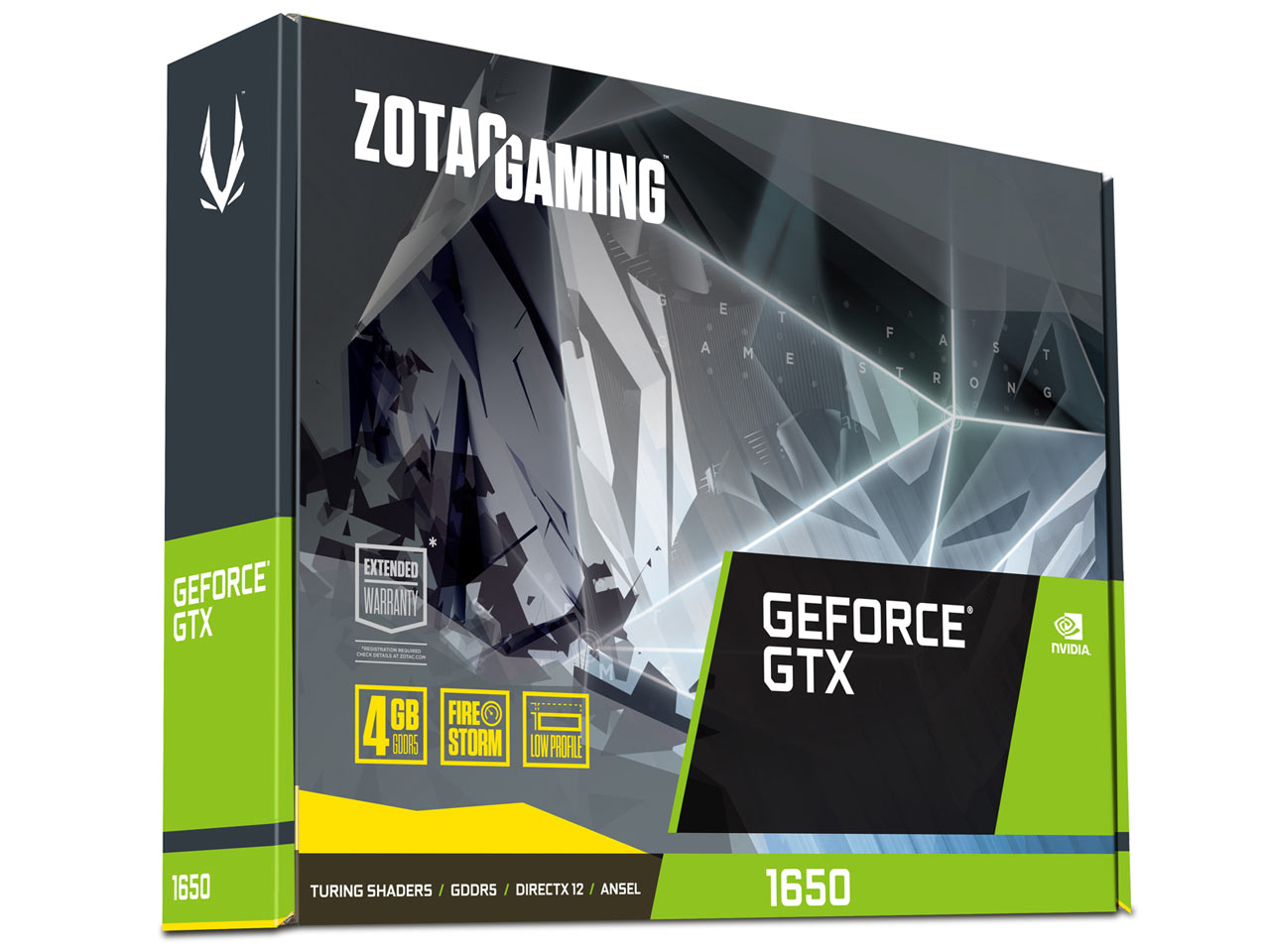 ZOTAC GAMING GeForce GTX 1650 Low Profile ZT-T16500H-10L [PCIExp 4GB]