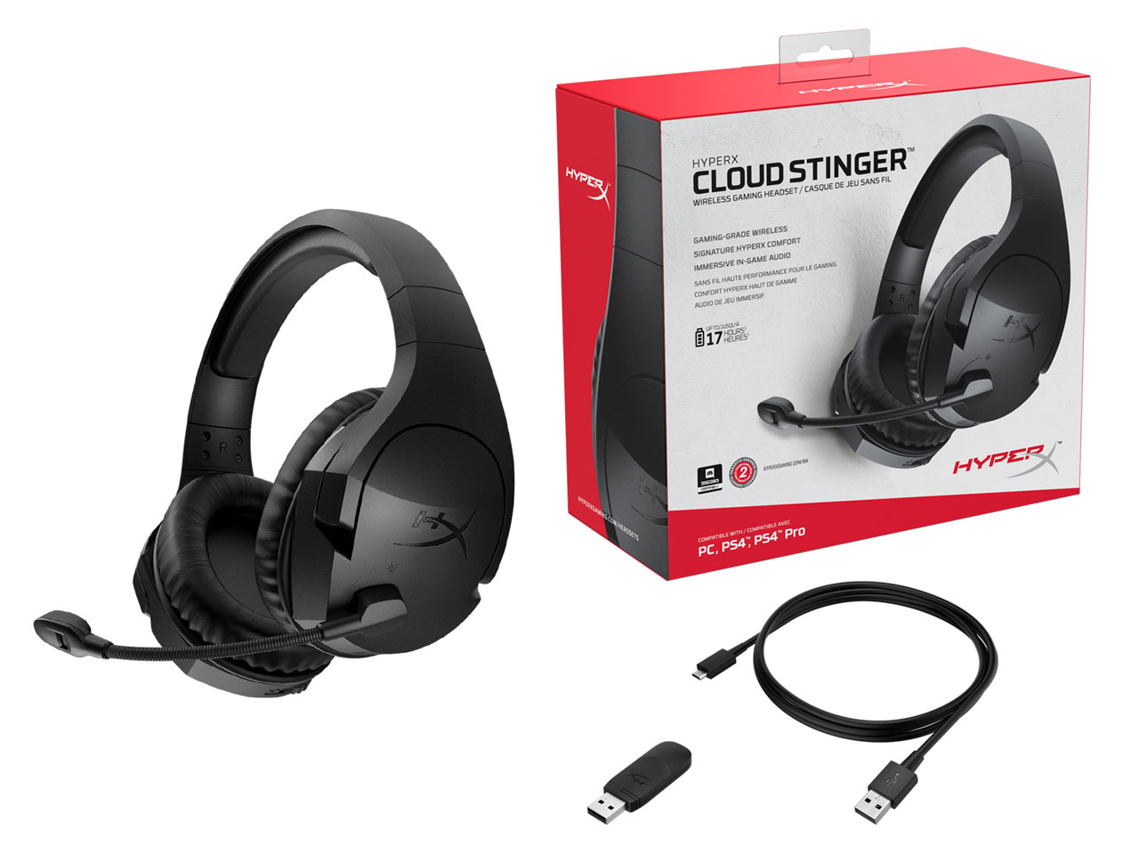 Cloud Stinger Wireless HX-HSCSW2-BK/WW