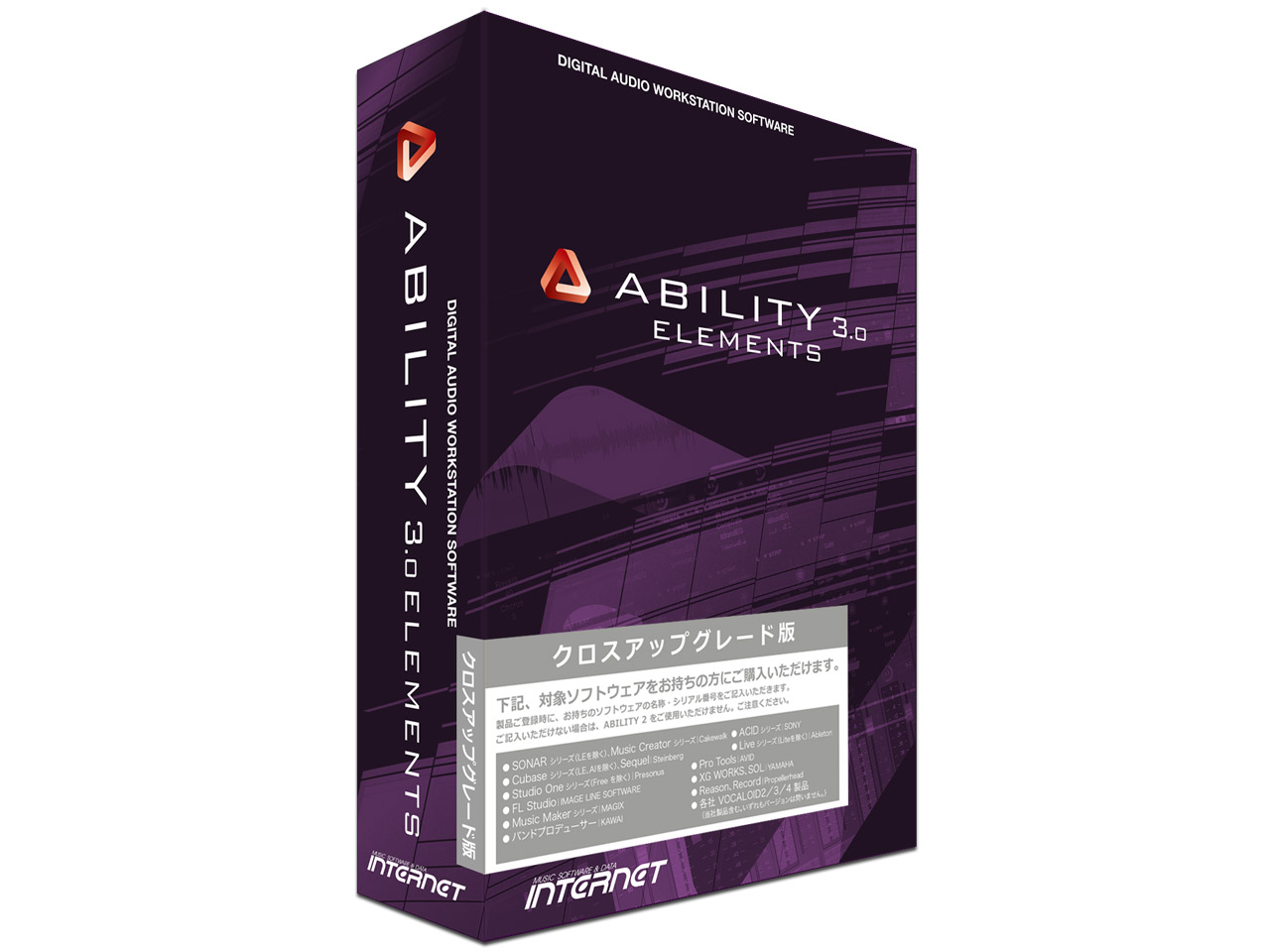 ABILITY 3.0 Elements �N���X�A�b�v�O���[�h�� �̐��i�摜