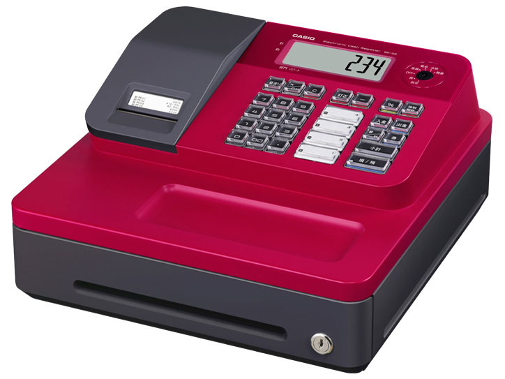 カシオ電子レジスターSE-G2-BK Amazon | カシオ レジスター 4部門 小型ドロア SE-G2-BK