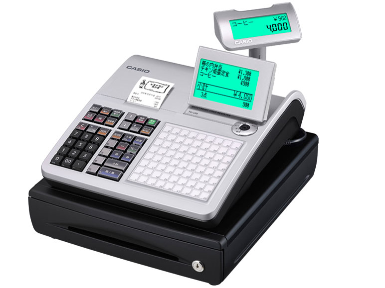人気の黒スキャナー付1204設定無料TK-400飲食向カシオインボイスレジスター カシオ TK-400 価格比較 - 価格.com