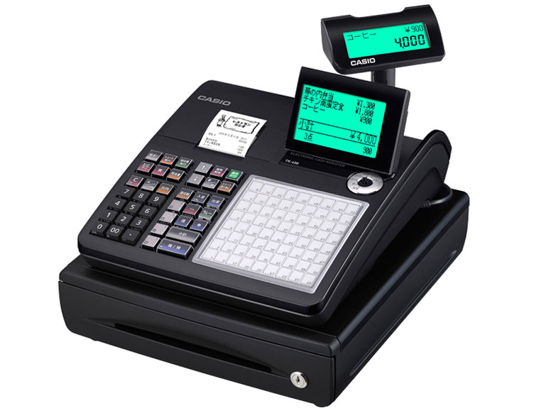 人気の黒スキャナー付1204設定無料TK-400飲食向カシオインボイスレジスター カシオ TK-400 価格比較 - 価格.com