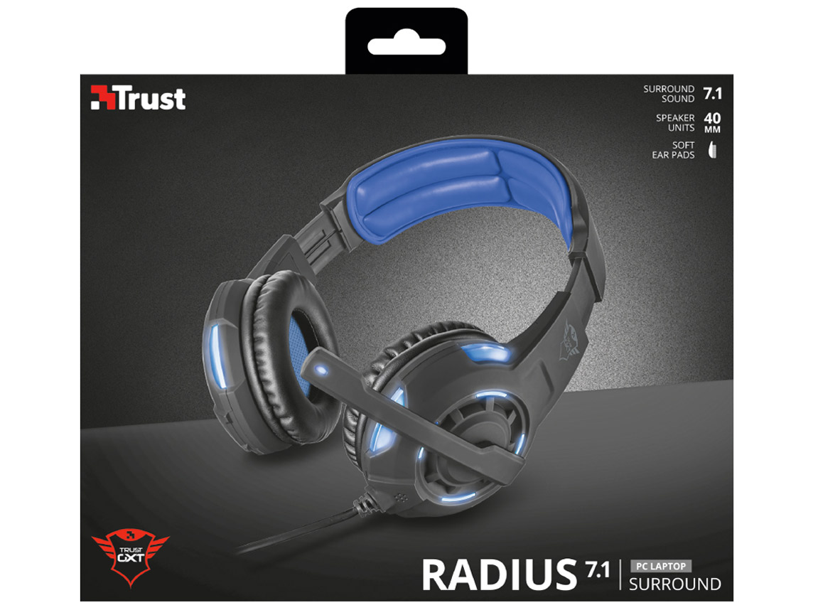 Trust Gaming GXT 350 Radius 7.1 Surround Gaming Headset 22052