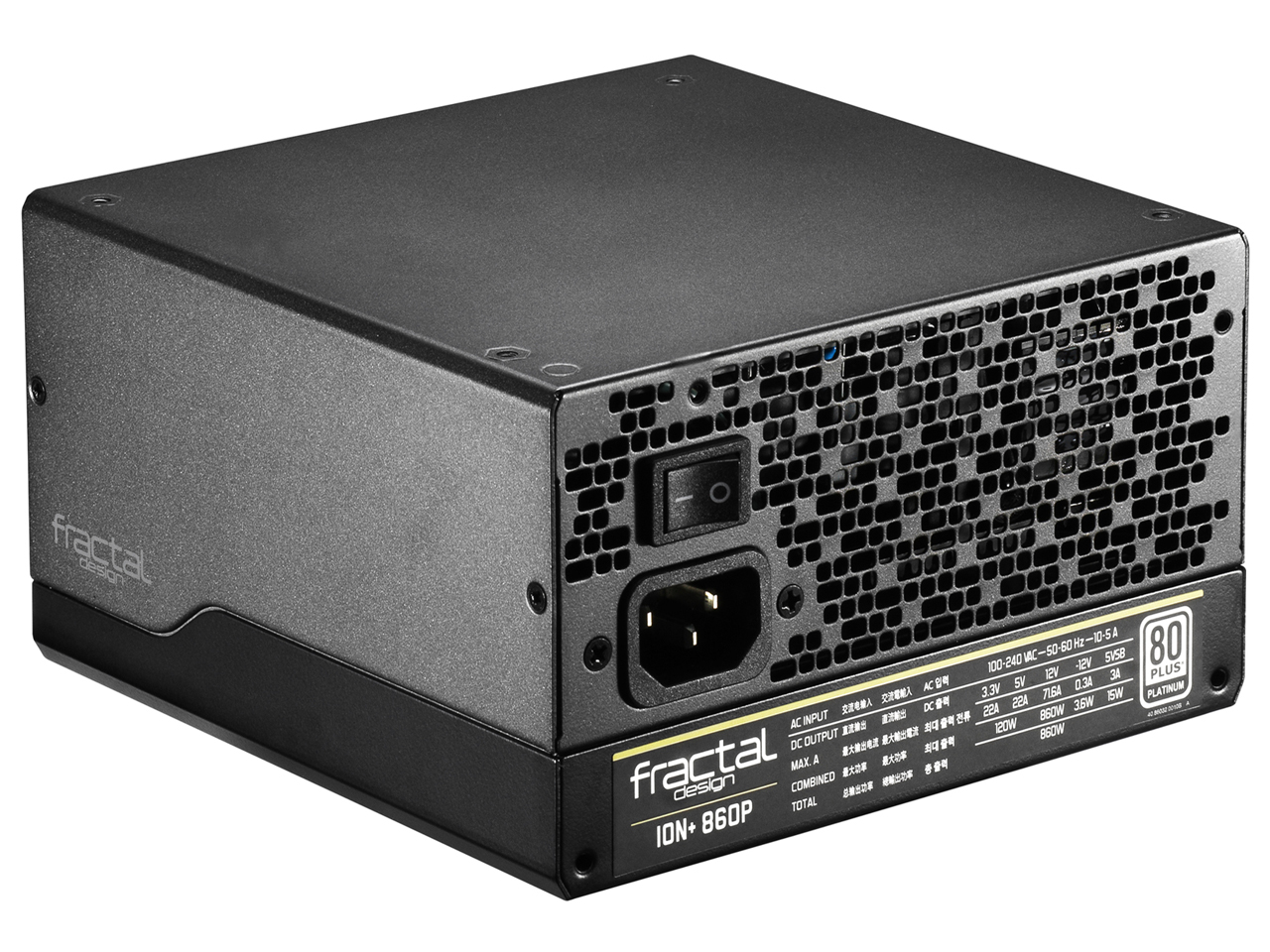 ION+ 860P FD-PSU-IONP-860P-BK [�u���b�N/�K�����^��] �̐��i�摜