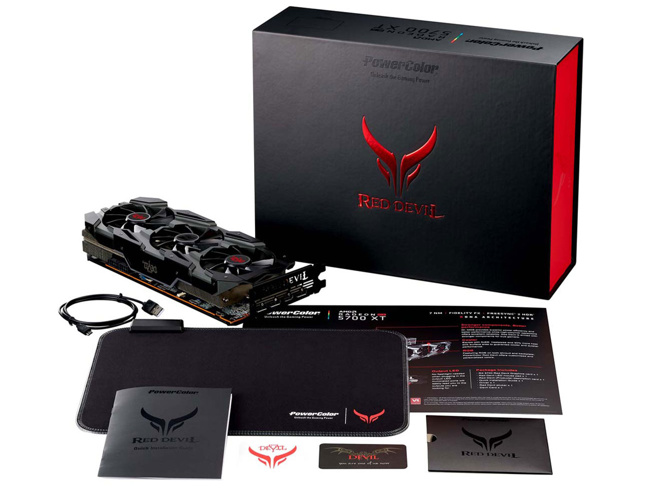 PowerColor Red Devil Radeon RX 5700 XT Limited Edition AXRX 5700XT 8GBD6-3DHEP/OC [PCIExp 8GB]