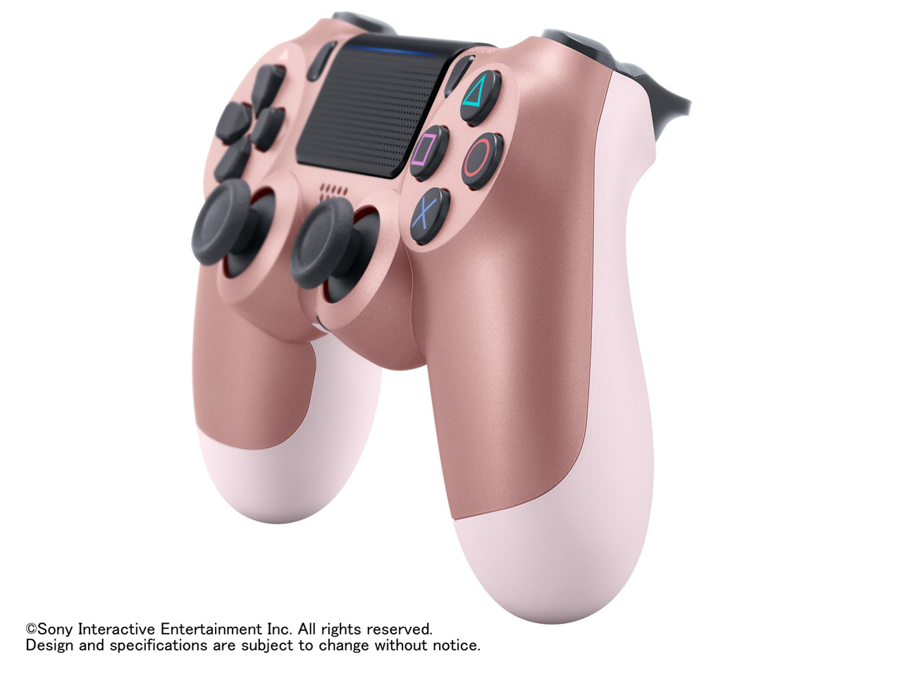 ���C�����X�R���g���[���[(DUALSHOCK 4) CUH-ZCT2J27 [���[�Y�E�S�[���h]