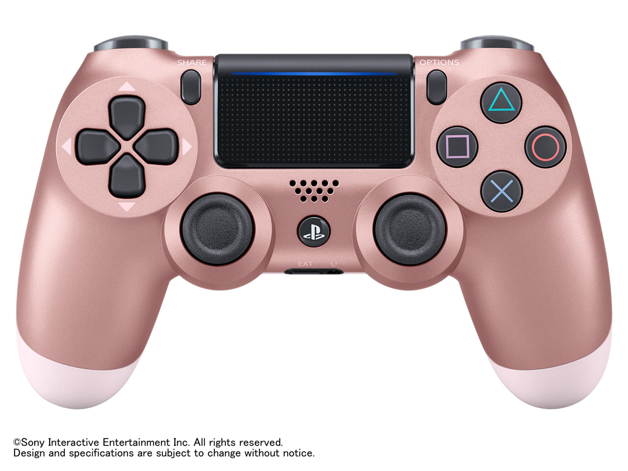 ���C�����X�R���g���[���[(DUALSHOCK 4) CUH-ZCT2J27 [���[�Y�E�S�[���h] �̐��i�摜
