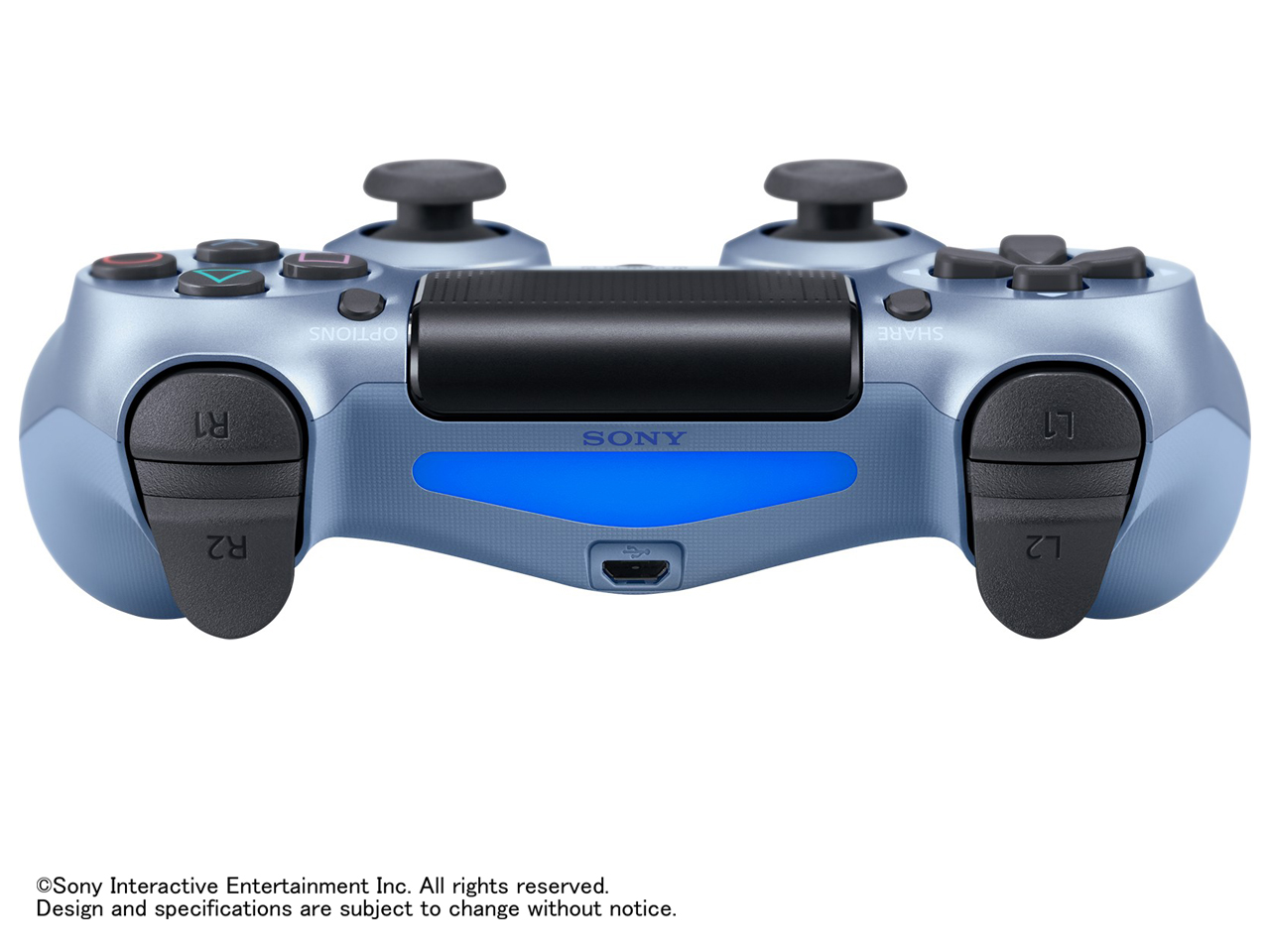 ���C�����X�R���g���[���[(DUALSHOCK 4) CUH-ZCT2J28 [�`�^���E�u���[]