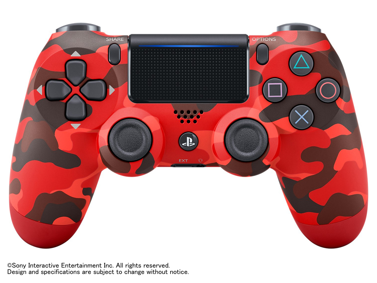 ���C�����X�R���g���[���[(DUALSHOCK 4) CUH-ZCT2J30 [���b�h�E�J���t���[�W��] �̐��i�摜
