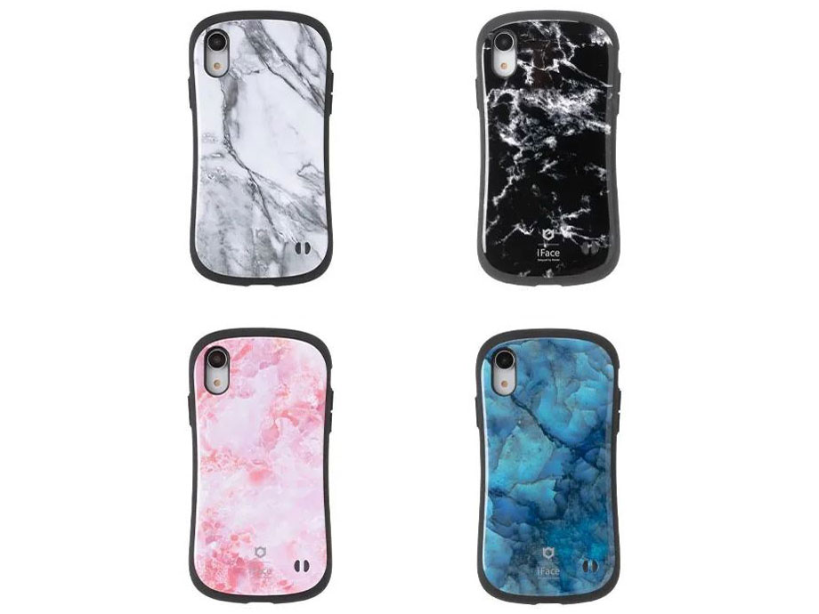iFace First Class Marble iPhone XR�p [�z���C�g]