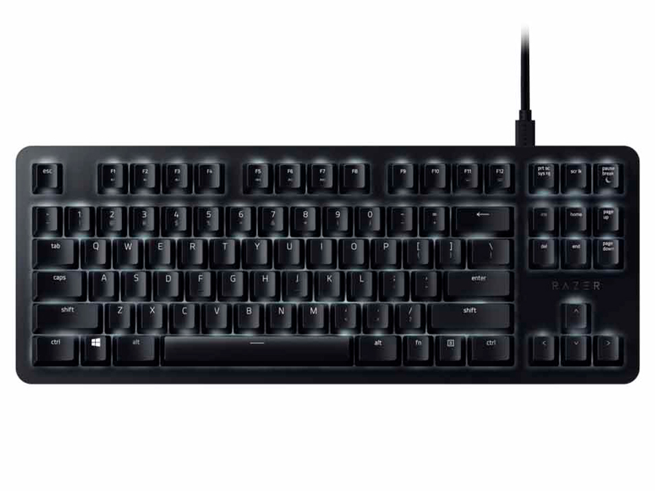 BlackWidow Lite RZ03-02640100-R3M1 �I�����W�� [Classic Black] �̐��i�摜