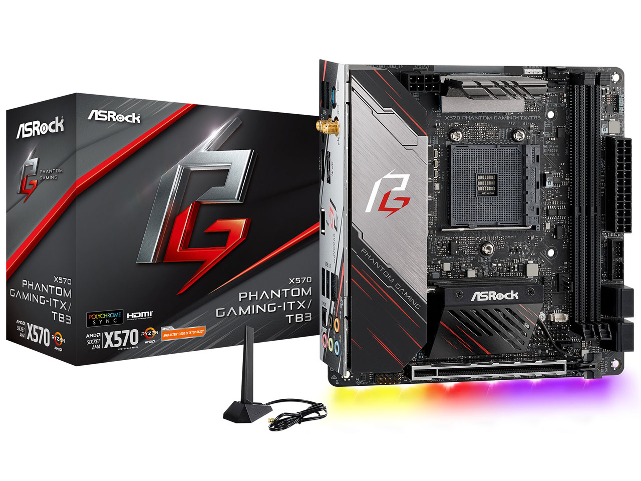 X570 Phantom Gaming-ITX/TB3