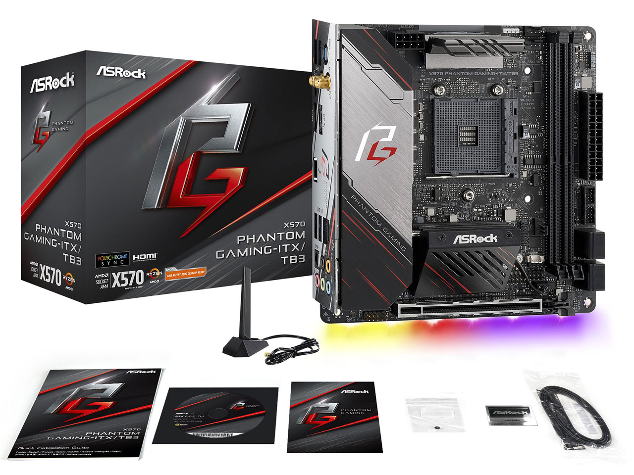 X570 Phantom Gaming-ITX/TB3