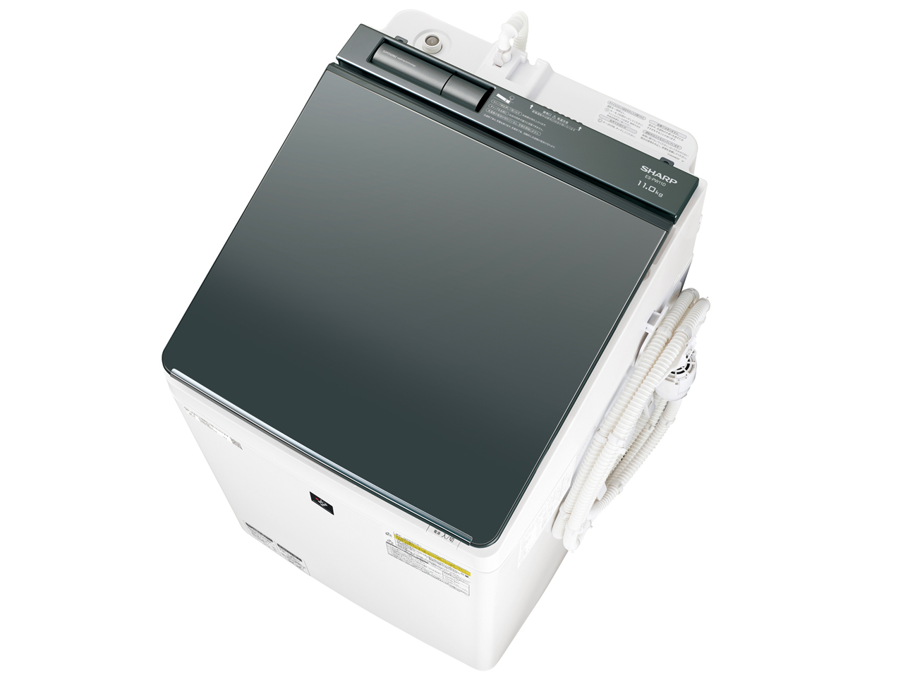 SHARP 洗濯乾燥機 ES-PW11D ホワイト プラズマクラスター シャープ 穴なし槽 ES-PW11D 価格比較 - 価格.com