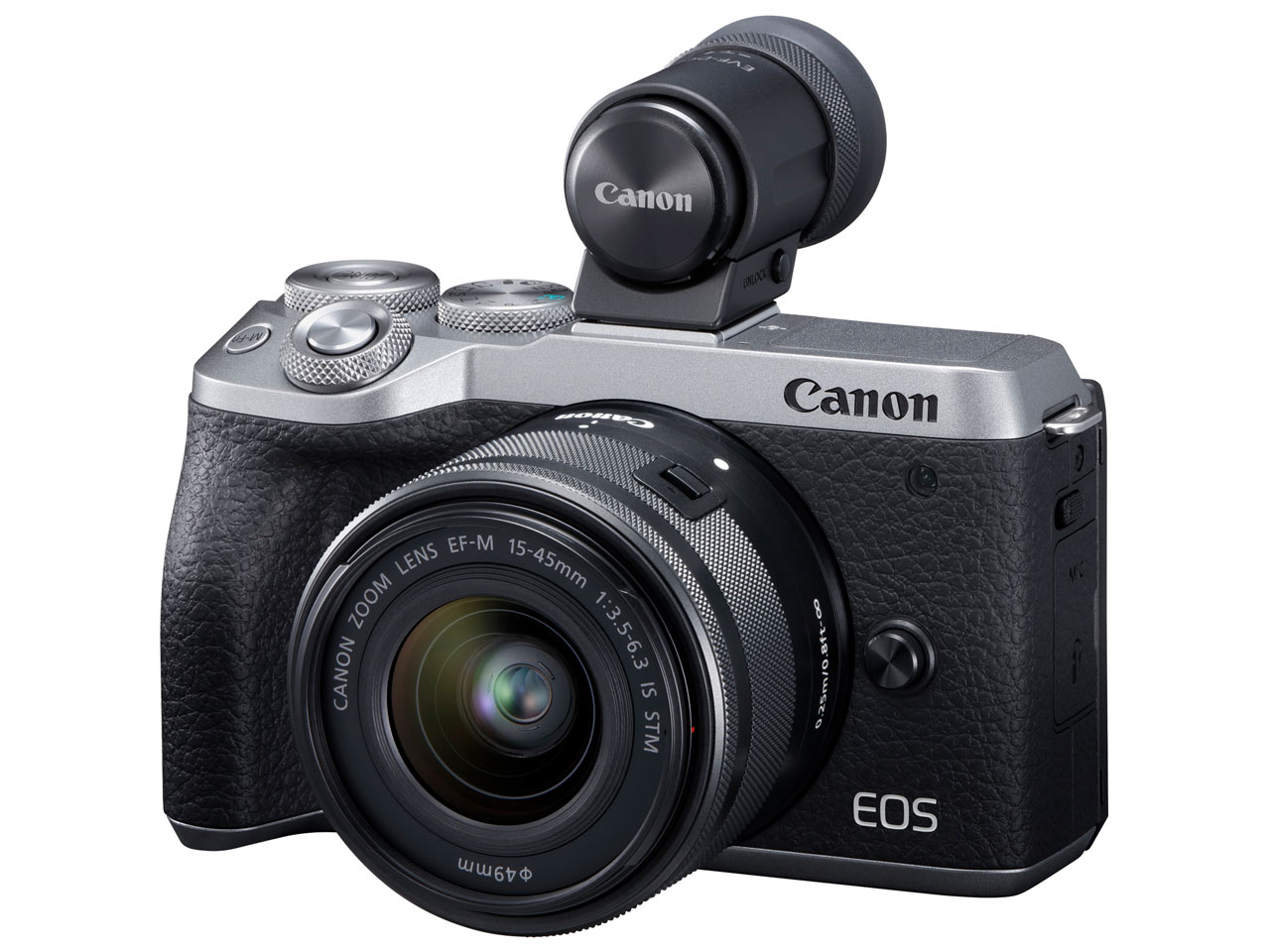 EOS M6 Mark II �_�u���Y�[��EVF�L�b�g [�V���o�[]