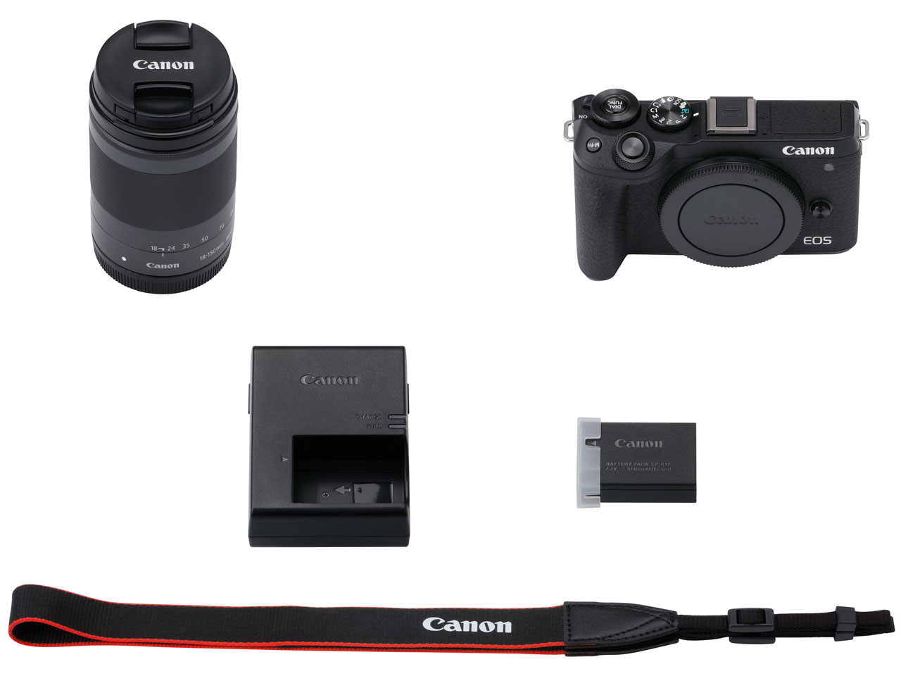 EOS M6 Mark II EF-M18-150 IS STM �����Y�L�b�g [�u���b�N]