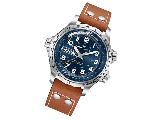 カーキ アビエイション X-ウィンド デイデイト オート H77765541