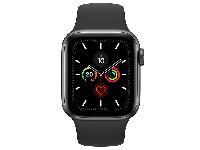 Apple Watch Series 5 GPS���f�� 40mm MWV82J/A [�u���b�N�X�|�[�c�o���h]