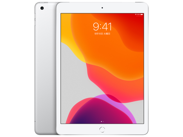 iPad 10.2�C���` ��7���� Wi-Fi+Cellular 32GB 2019�N�H���f�� docomo [�V���o�[] �̐��i�摜