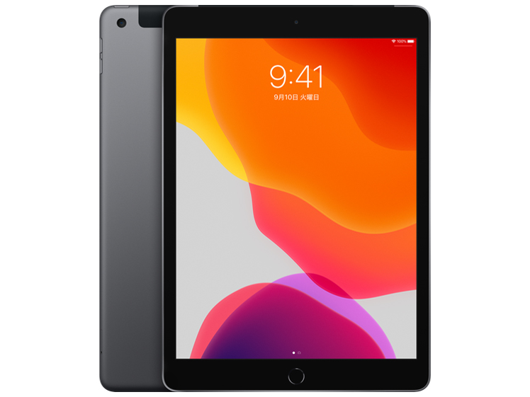 iPad 10.2�C���` ��7���� Wi-Fi+Cellular 32GB 2019�N�H���f�� docomo [�X�y�[�X�O���C] �̐��i�摜