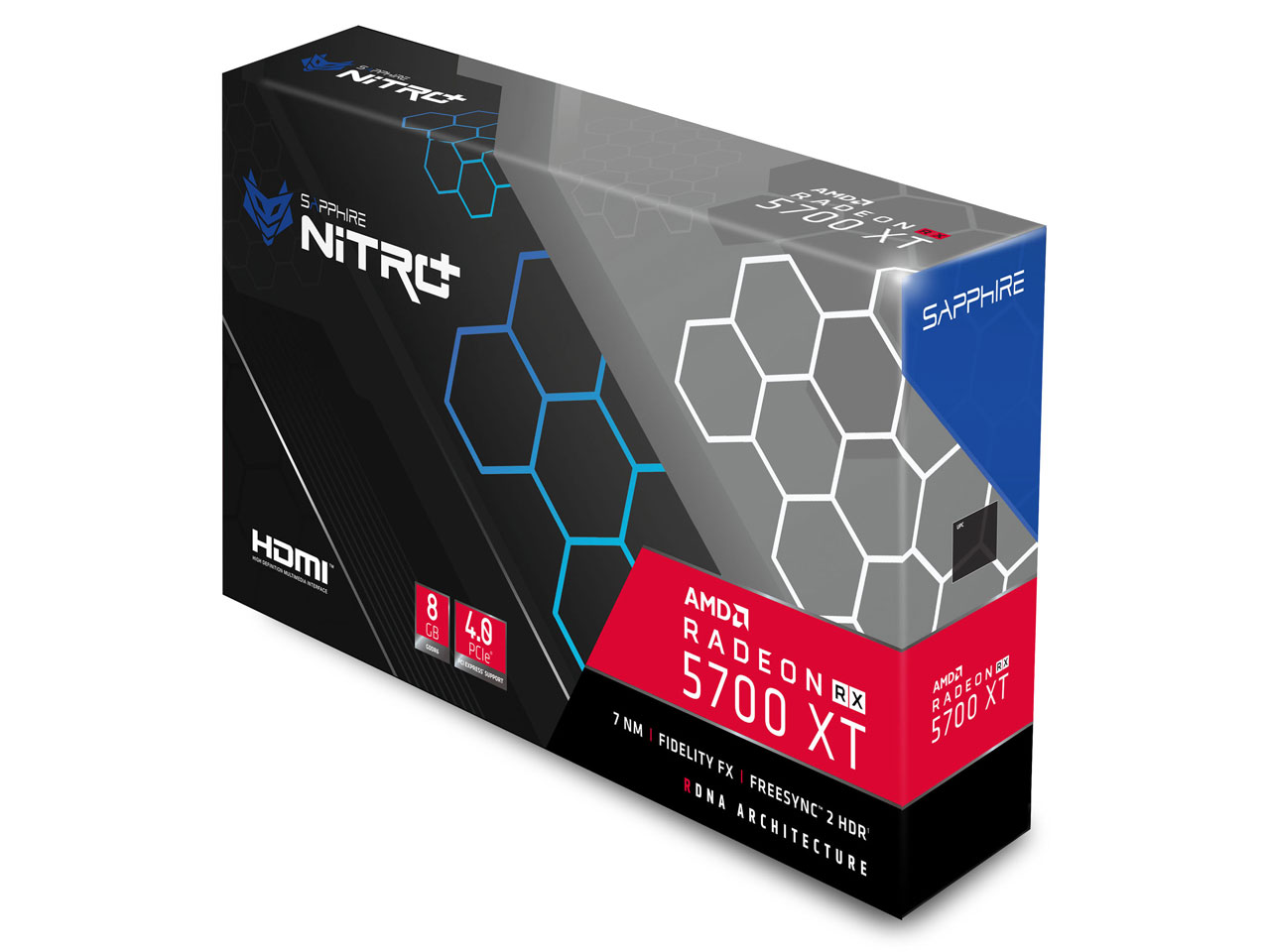 SAPPHIRE NITRO+ RADEON RX 5700 XT 8G GDDR6 DUAL HDMI/DUAL DP OC (UEFI) [PCIExp 8GB]