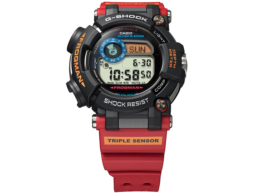 G-SHOCK �}�X�^�[ �I�u G �t���b�O�}�� ��ɒ���ROV �R���{���[�V�������f�� GWF-D1000ARR-1JR